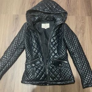 Faux leather Guess coat